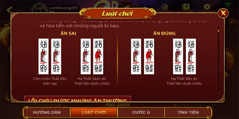 Luật chơi game chắn Sunwin